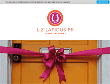 Tablet Screenshot of lizlapiduspr.com